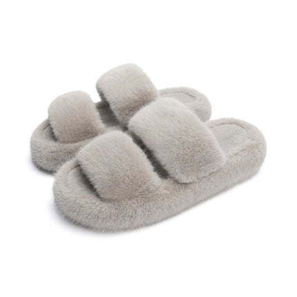 Chaussons d’intérieur Hush duveteux à bout ouvert