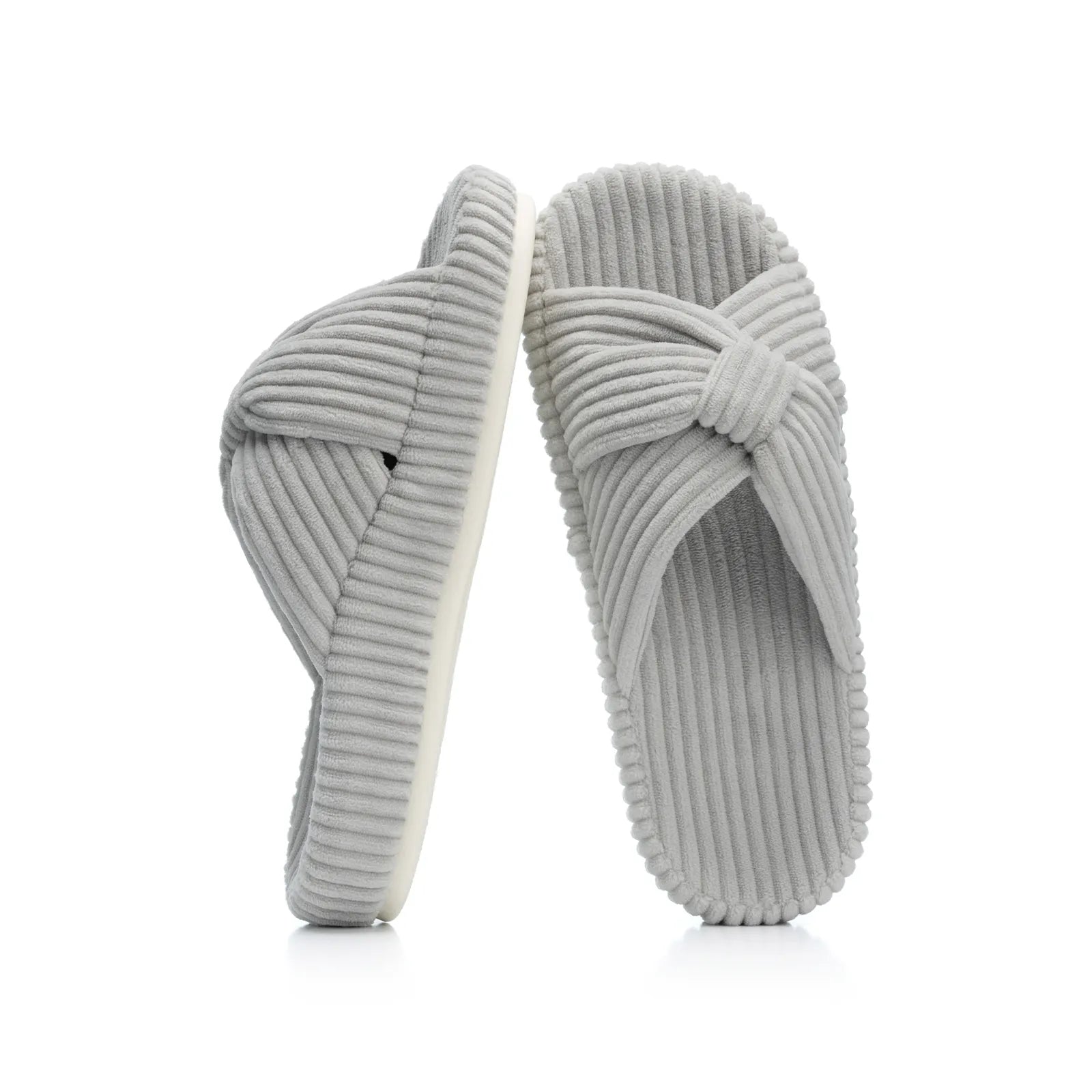HODY - Pantofole in memory foam Silver Cloud (edizione con supporto dell'arco plantare)
