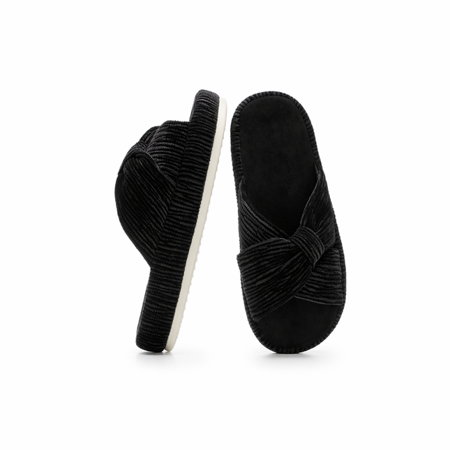 Pantuflas HODY de espuma viscoelástica diamante negro