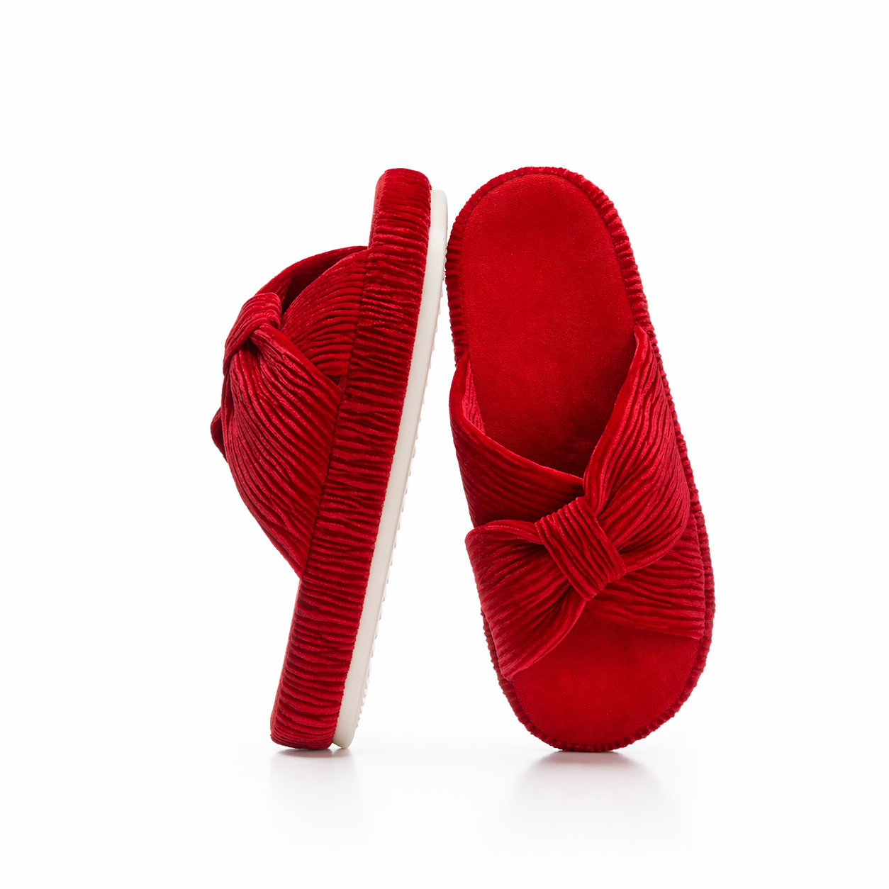 HODY - Ruby Cord Platforms Memory Foam Slippers