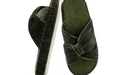 Pantuflas HODY de espuma viscoelástica champagne oliva
