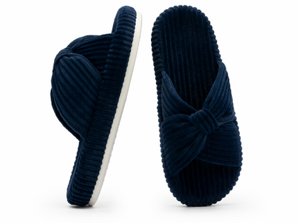 HODY - Oxfordblå Memory Foam-tofflor