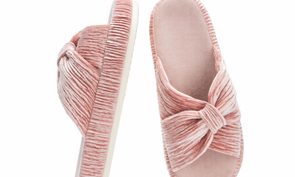 HODY - Mandebloms-tofflor med memory foam