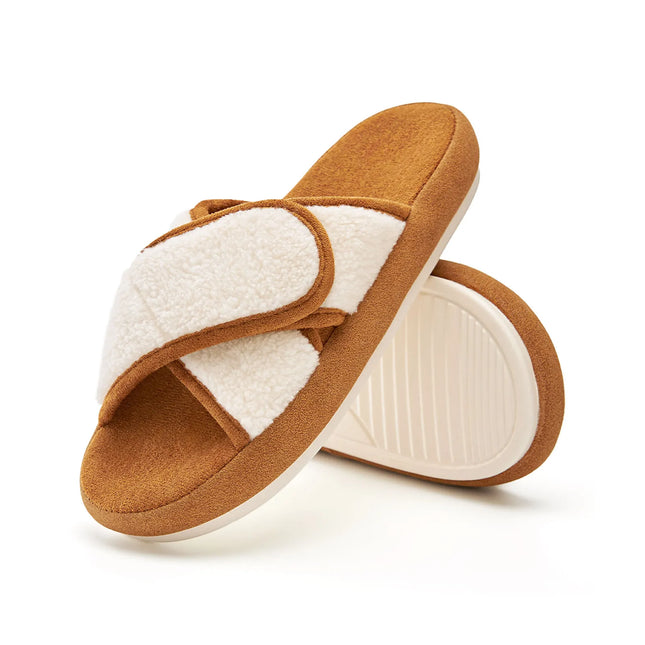Sunday - Adjustable Open-Toe Narrow Slippers