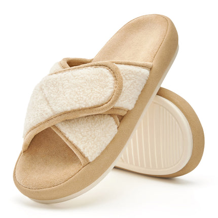 Sunday Oat Macaron Adjustable Slippers