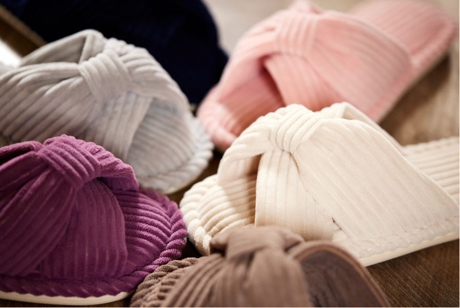 Hotel and spa slippers wholesale for reusable guest comfort.