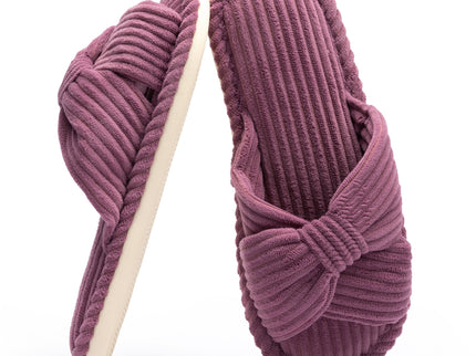 BOWDY Manchestertofflor med Rosett