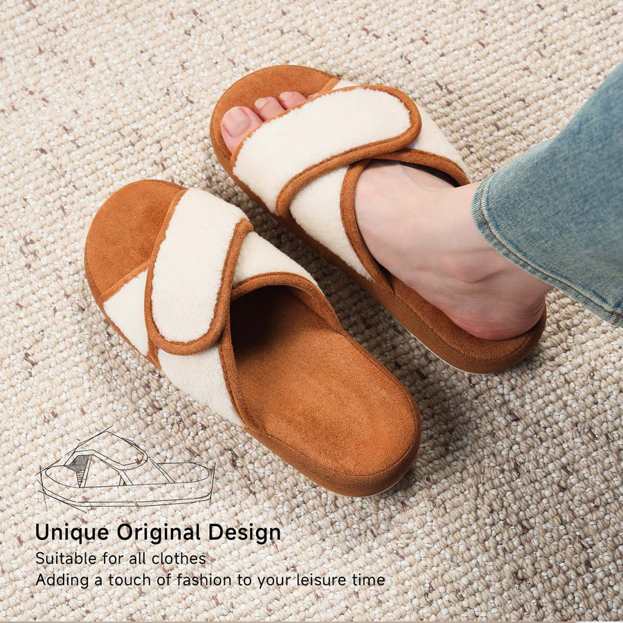 Zapatillas ajustables Sunday Caramel Cream