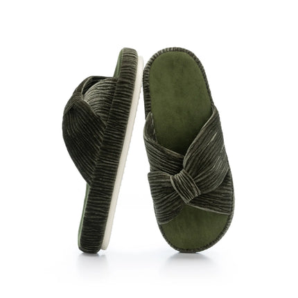 HODY - Champagne Olive Memory Foam Slippers