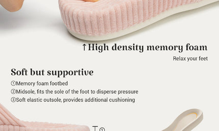 HODY Strik Memory Foam Pantoffels