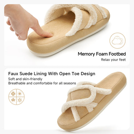 Meadow Pantofole Regolabili Fawn