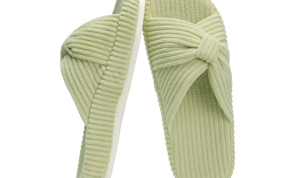 HODY - Pistachio Cream Memory Foam Slippers (Supportive Arch Edition)