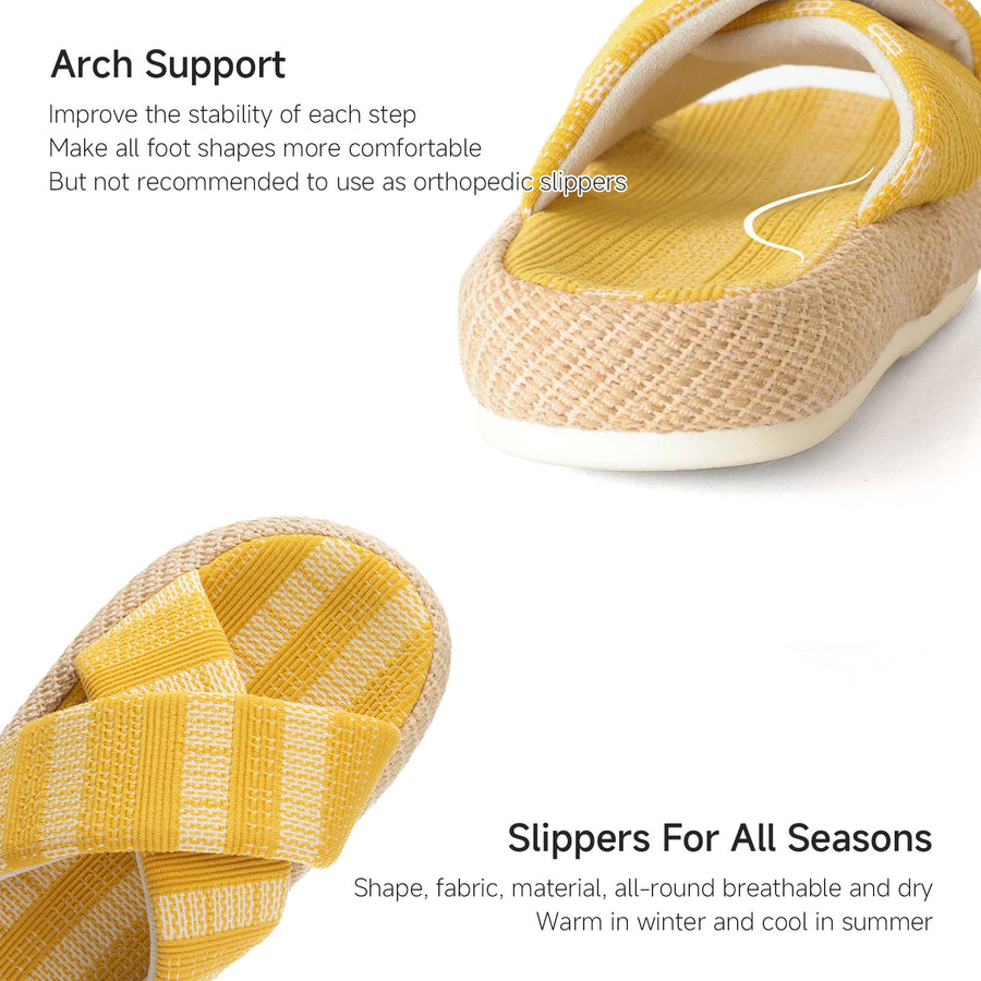Coastal - Pantofole con supporto ananas