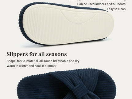 HODY - Oxfordblå Memory Foam-tofflor