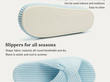 HODY - Babyblå Memory Foam Tøfler