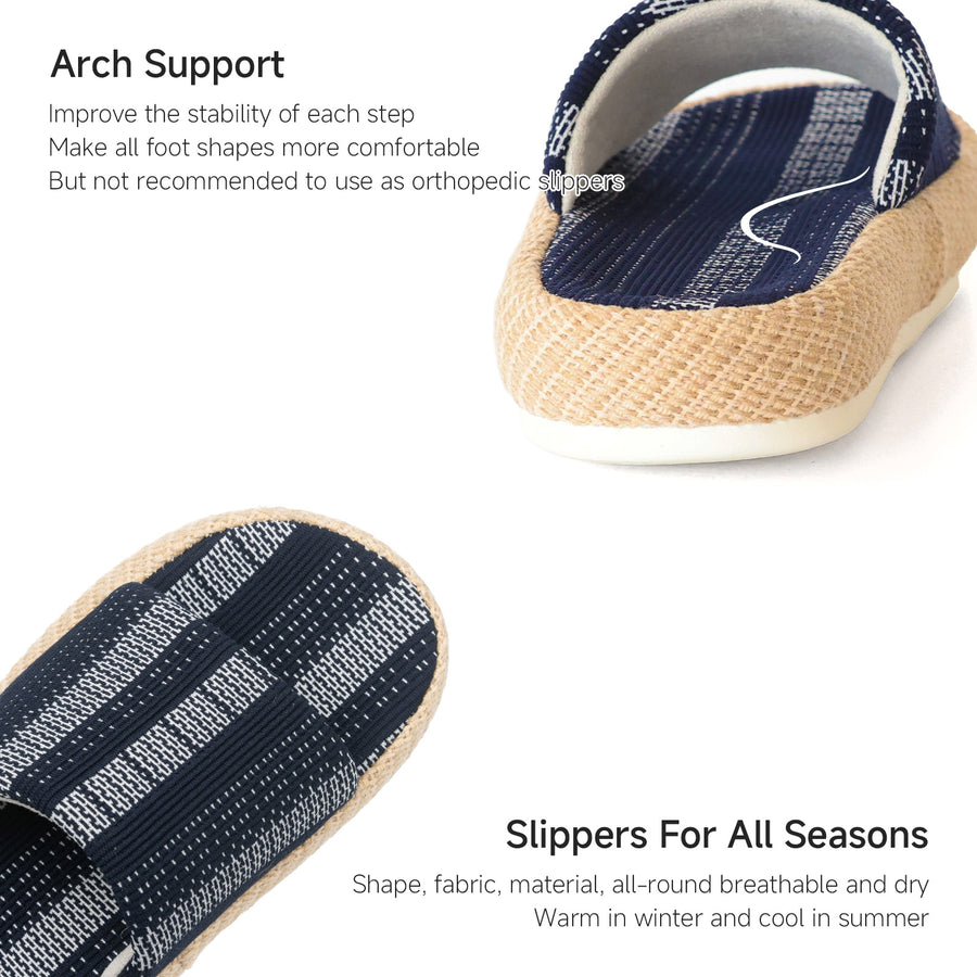 Horizon - Pantuflas acolchadas océano profundo