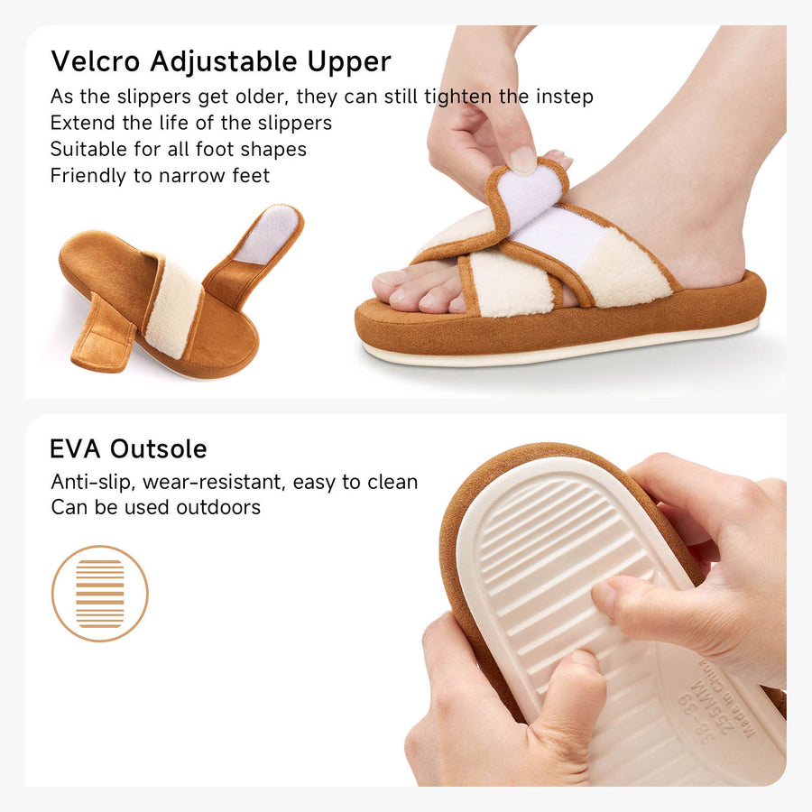 Zapatillas ajustables Sunday Caramel Cream