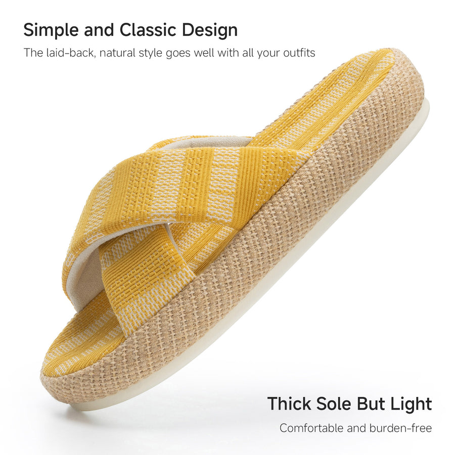 Coastal - Pantofole con supporto ananas