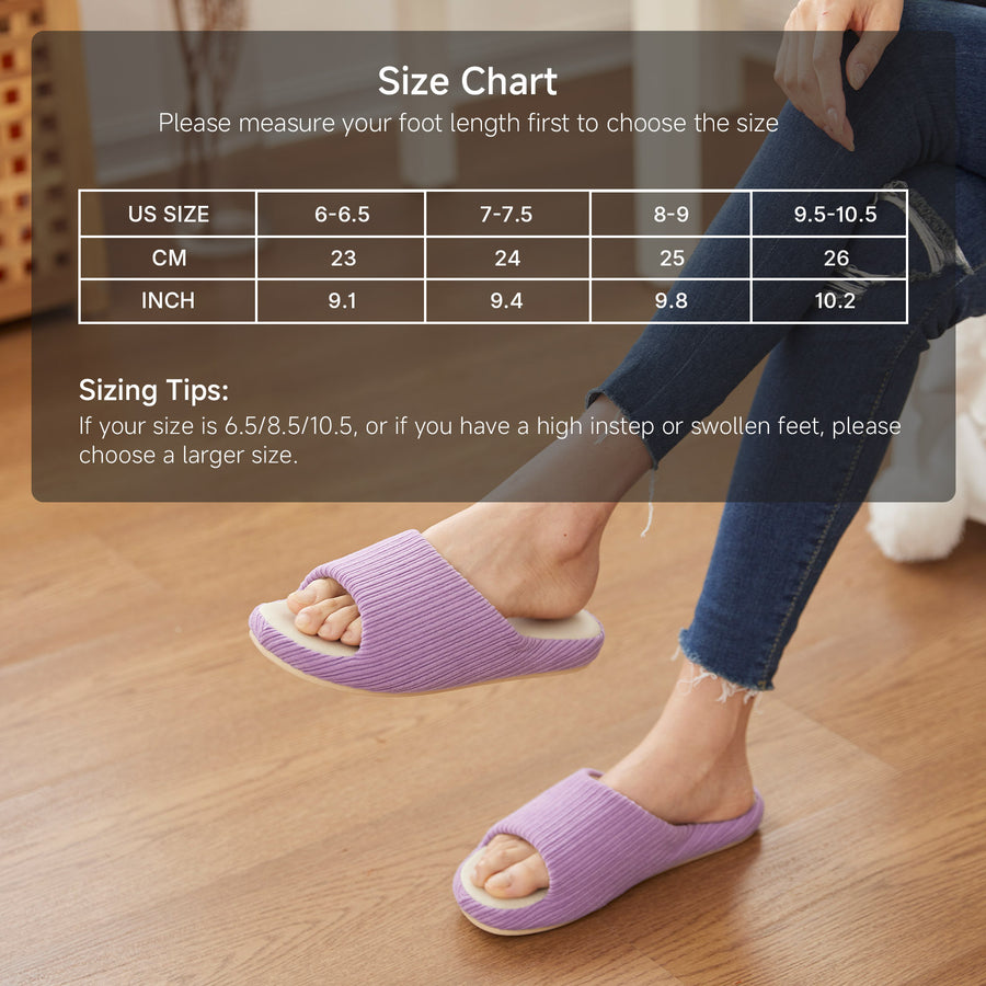 Scallop - Chaussons Heather Purple à semelle souple