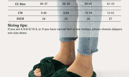 HODY - Kingfisher Green Memory Foam Hjemmesko