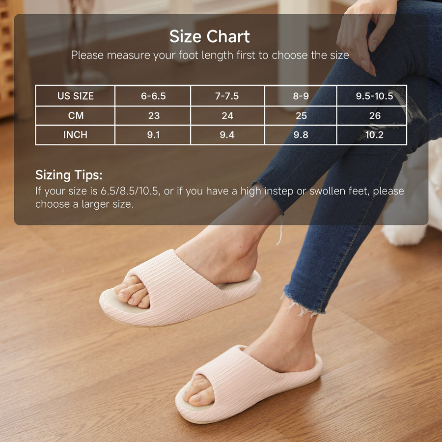 Scallop - Sakura Pink Soft Sole Slippers