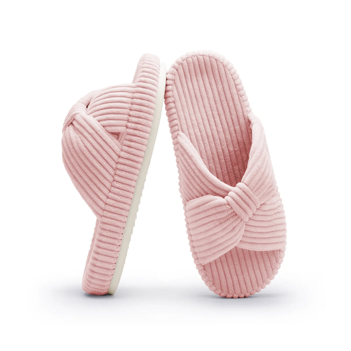 HODY – Pfingstrosenrosa Memory-Foam-Pantoffeln