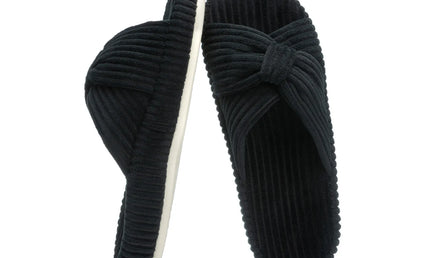 HODY - Chaussons en mousse à mémoire de forme Onyx nocturne (édition avec soutien de la voûte plantaire)