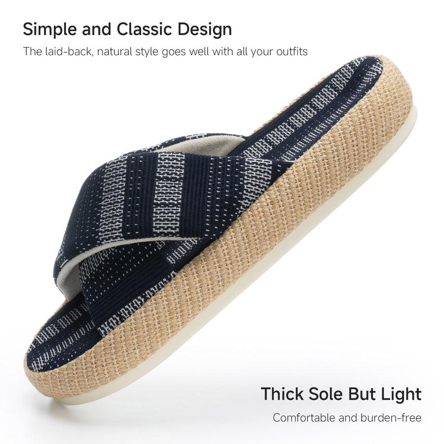 Coastal - Pantuflas con soporte color ballena