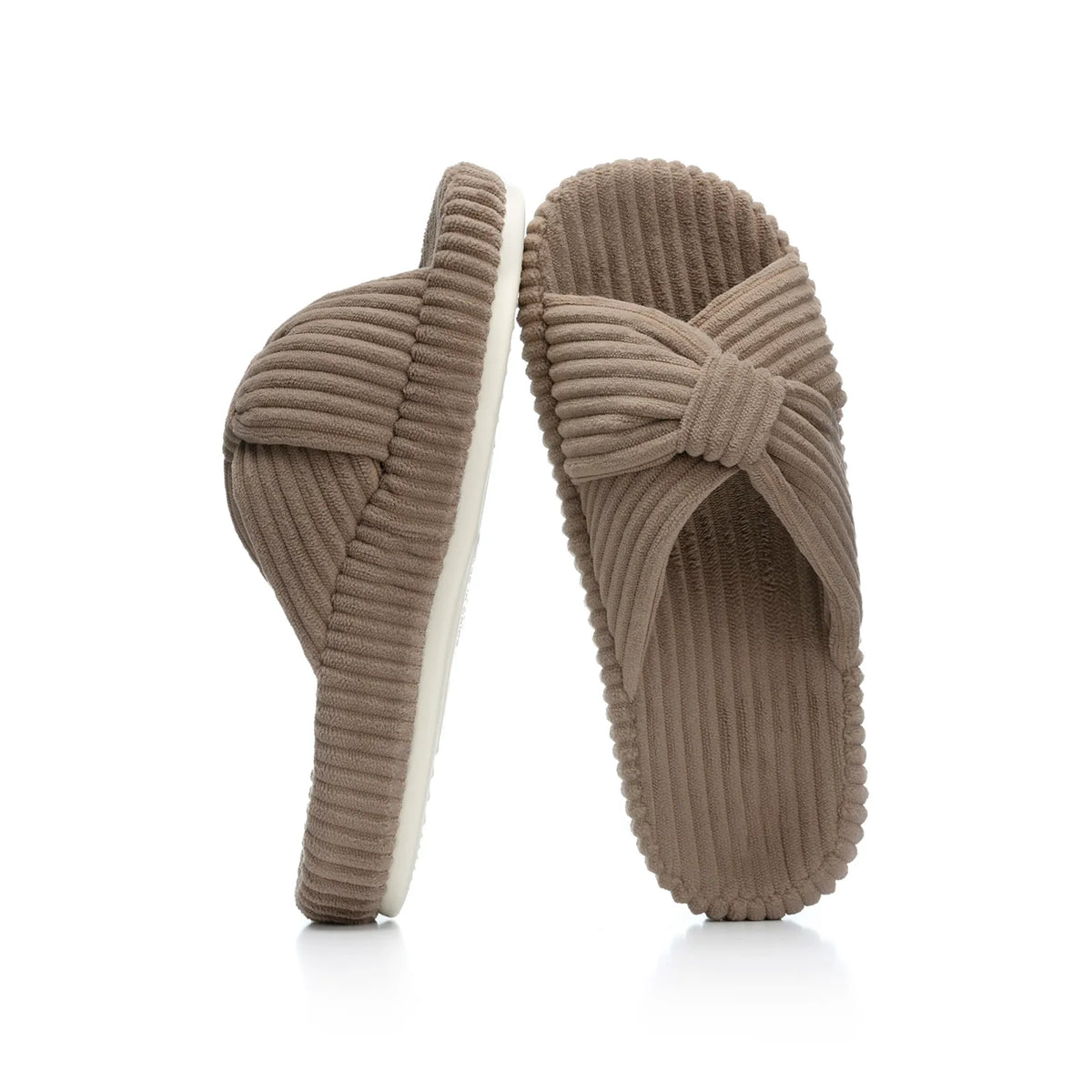 HODY - Pantofole in memory foam Hazelnut Latte (edizione con supporto dell'arco plantare)