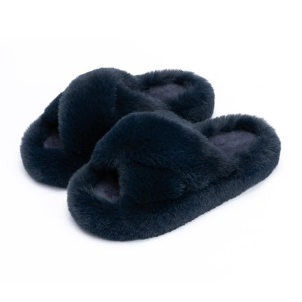 Mira Plush Platform Slippers