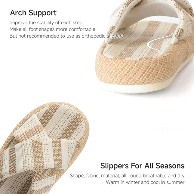 Orca Coastal Woven Cross-Strap Slippers