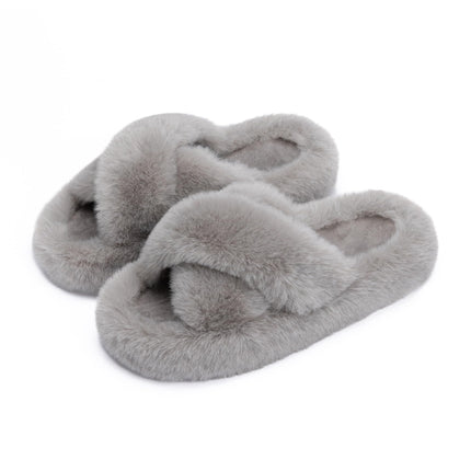 Mira Plush Platform Slippers