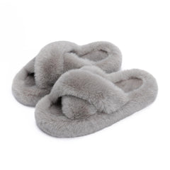 Mira Plush Platform Slippers