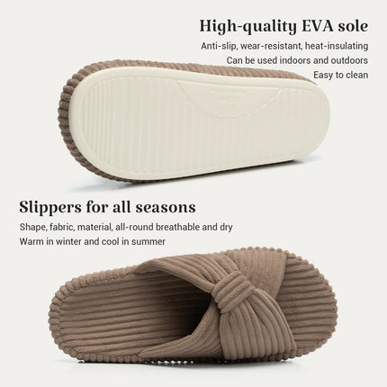 HODY - Hazelnut Latte Memory Foam Slippers (Supportive Arch Edition)