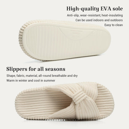 HODY - Vanilla Cloud Memory Foam Slippers (Supportive Arch Edition)