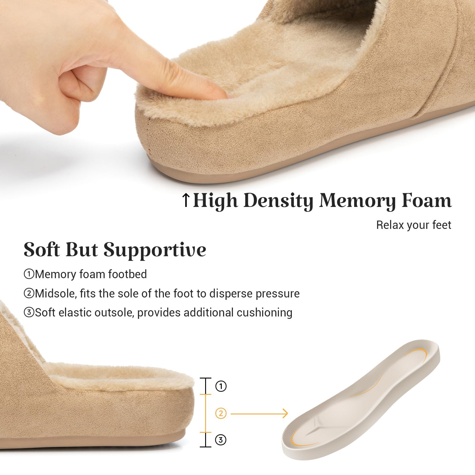 Maple Tan Open-Toe Platform Slippers