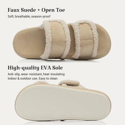 Blush Cloud Adjustable Arch Support Slippers
