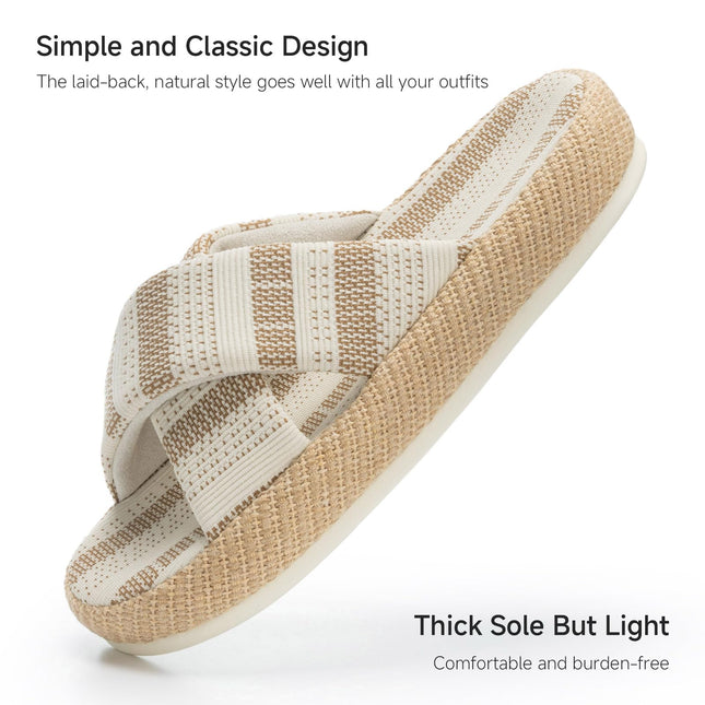 Orca Coastal Woven Cross-Strap Slippers