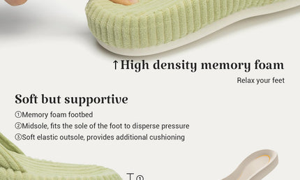 HODY Memory Foam Slippers (Supportive Arch Edition)