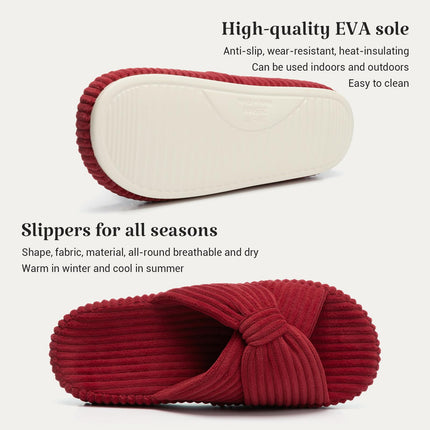 HODY - Mulberry Wine Memory Foam Slippers (Supportive Arch Edition)
