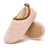 blush pink with chestnut trim