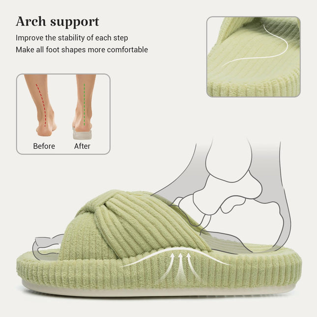 HODY Memory Foam Slippers (Supportive Arch Edition)
