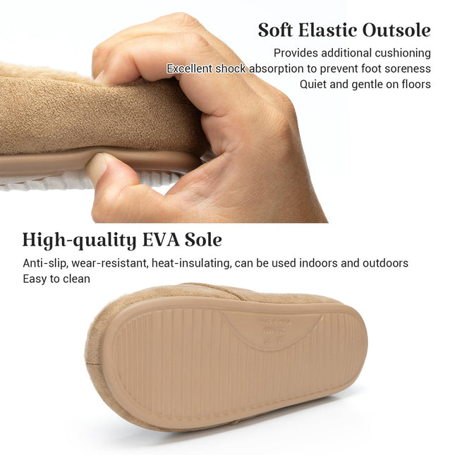 SoftLoft Open-Toe Platform Slippers