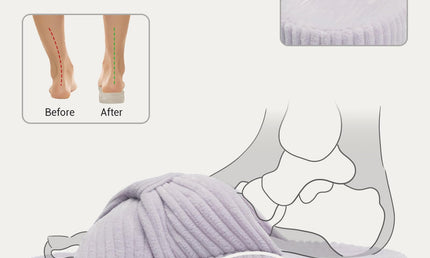 HODY - Lavender Mist Memory Foam Pantoffels (Ondersteunende Boog Editie)