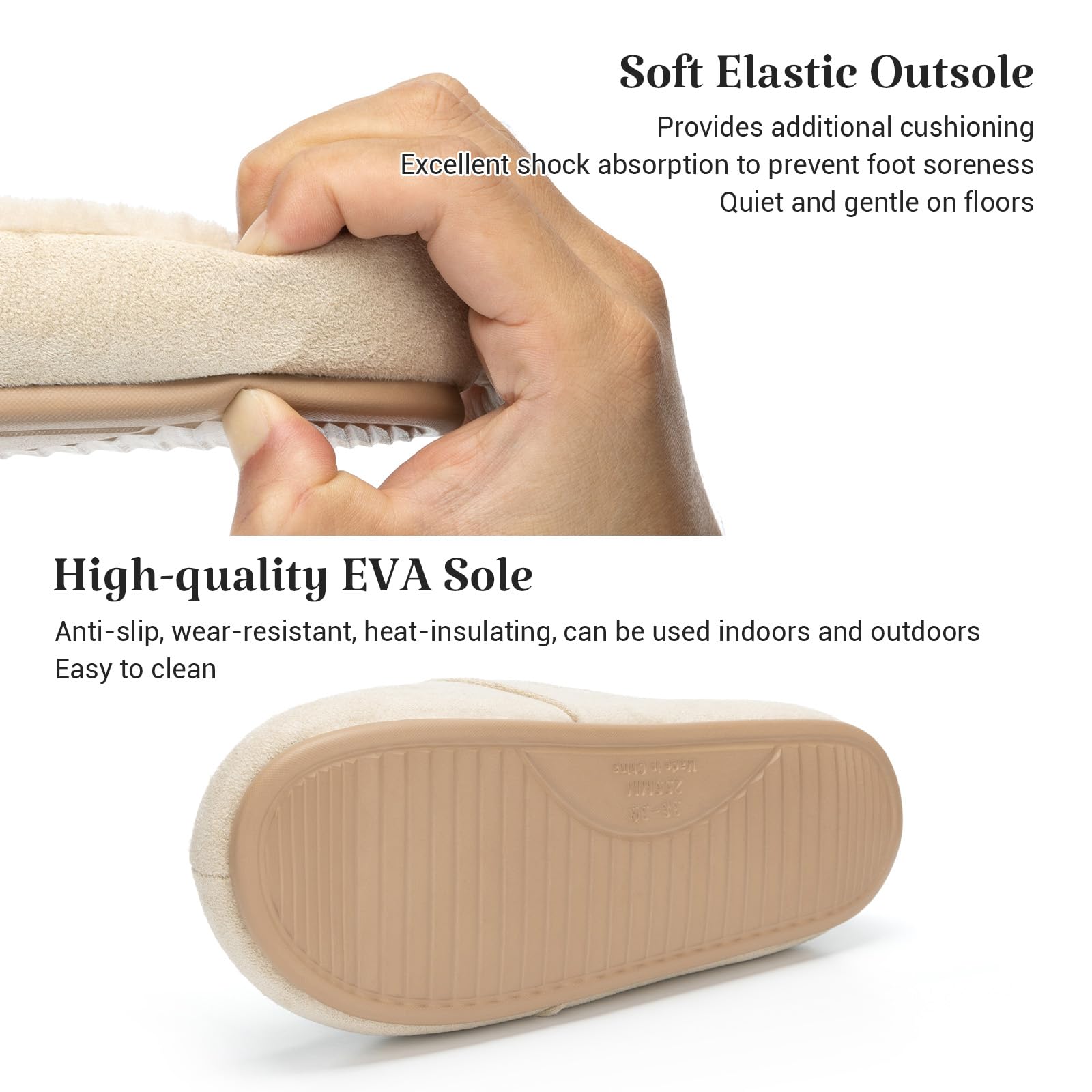 Haven Sand Open-Toe Platform Slippers