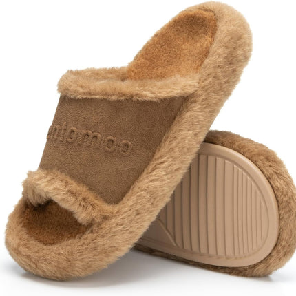 PlushVale Mørkebrune Platform Sutsko