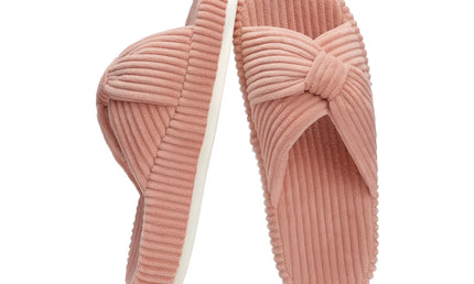 HODY - Chaussons en mousse à mémoire de forme Sorbet rose (édition avec soutien de la voûte plantaire)