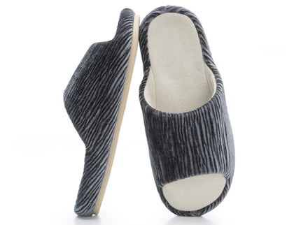 Scallop - Chaussons Marled Graphite Gray à semelle souple