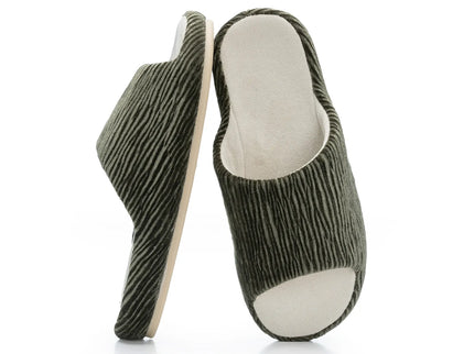 Scallop - Chaussons Pearlescent Olive à semelle souple