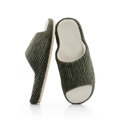 Scallop - Chaussons Pearlescent Olive à semelle souple